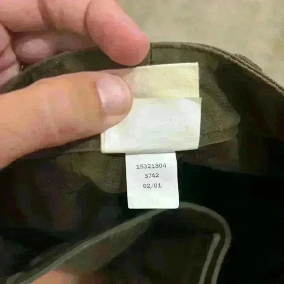 Vintage Gap Hutton Y2K 90s 00s Brown Midi Skirt with Slit Size 1 100% Cotton - Picture 3 of 8